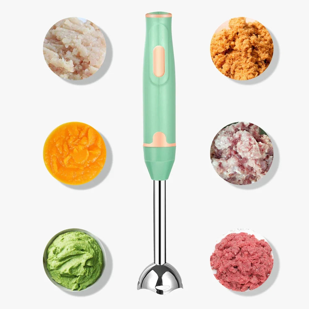 New Electric Blender EU/US/UK Plug Stirring Rod Mixer Stainless Steel Stick Hand Blender Food Grade for Baby Food Baking Kitchen